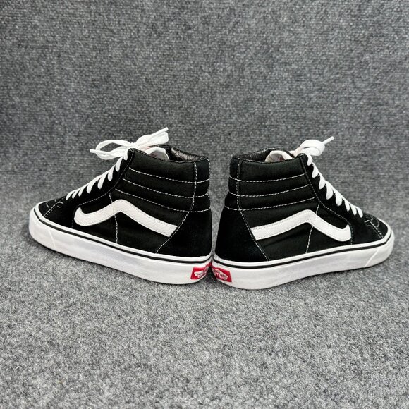 Vans Old Skool Sneakers Women's Size 8 Black Suede High Top Retro Athletic Shoes - Picture 6 of 11